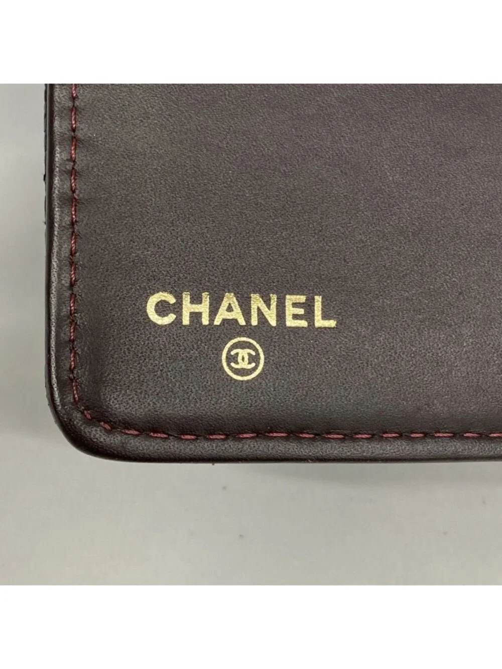 Chanel Wallet Quilted Caviar Leather Black Gold